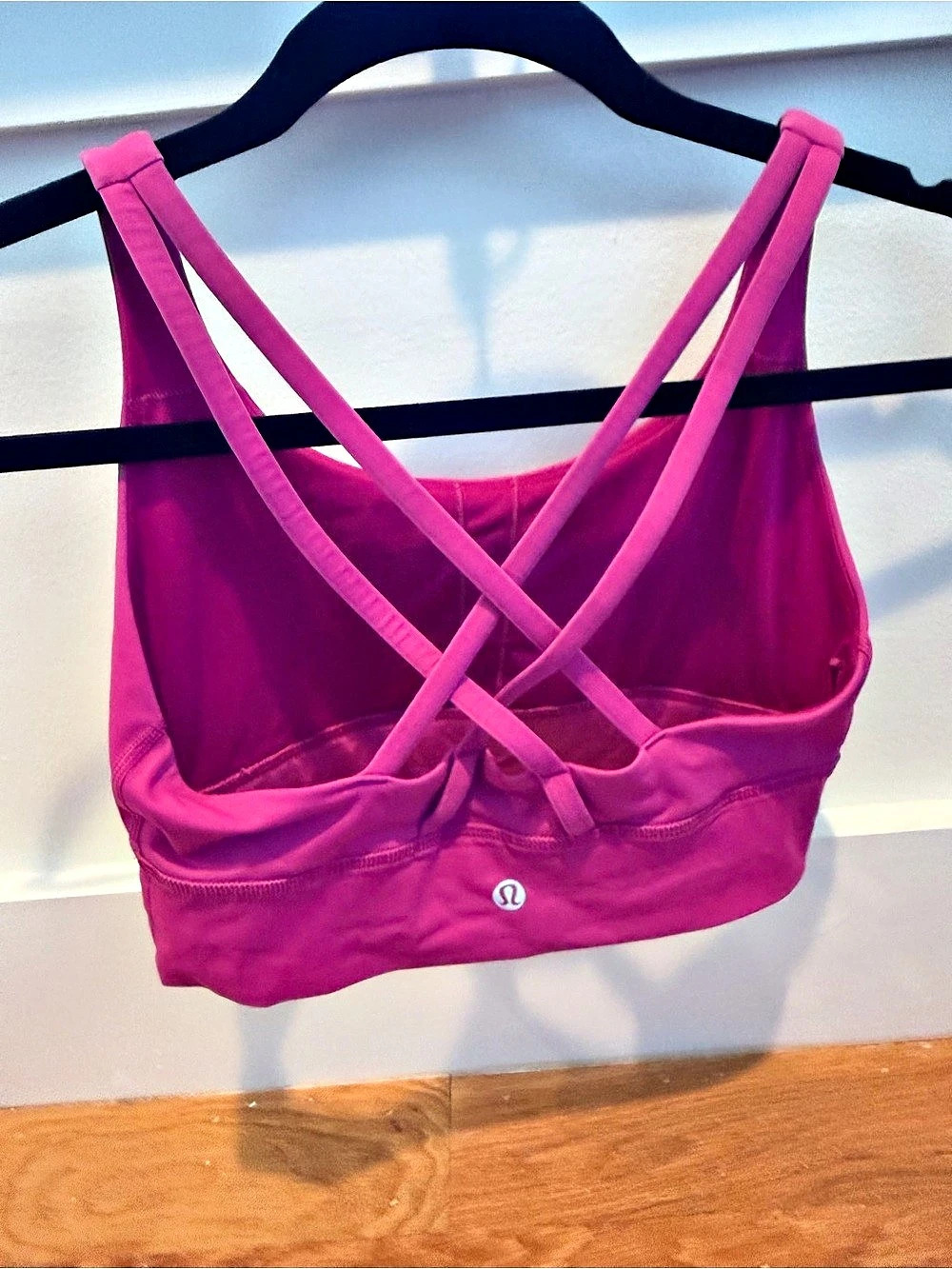 lululemon Energy Bra Cross-Back Tank Pink Size 6
